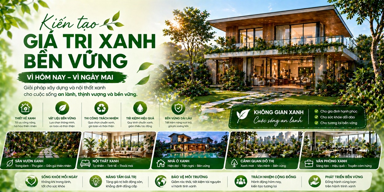 Kiến tạo giá trị xanh
